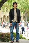 大学生　ファッション　ジャケット