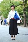 関西学院大学女子大生　ファッションスナップ