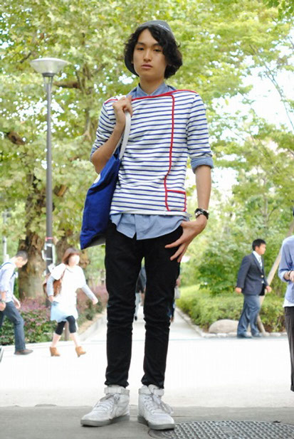 大学生　ファッション　立命館大学