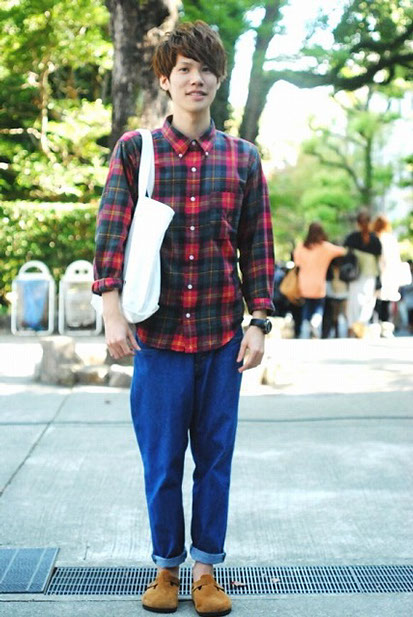 大学生　ファッション　スナップ　メンズ