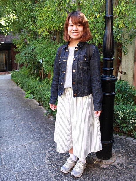 大学生　ファッション　関西学院大学